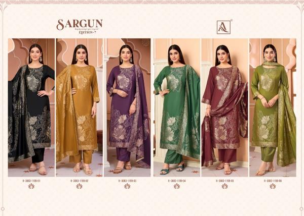 Alok sargun vol 7 wholesale dress materials in mysore